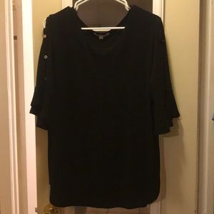 Green Envelope floppy mid sleeve casual blouse